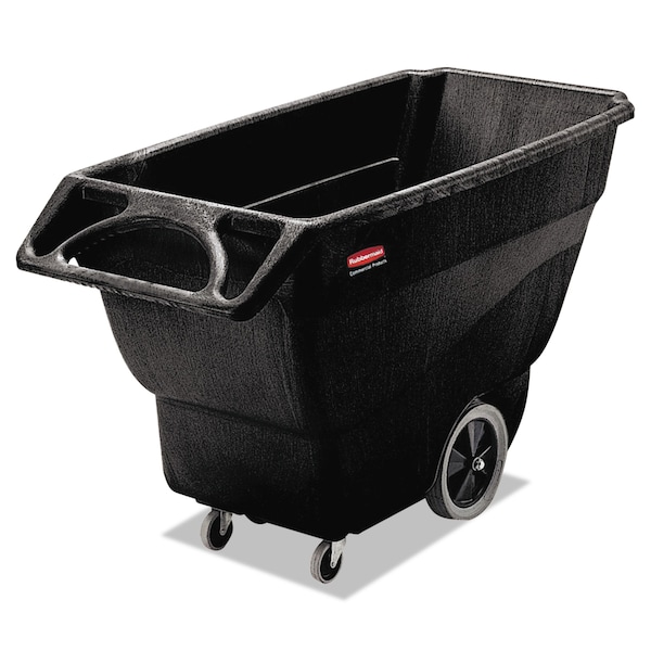 Rubbermaid Commercial Structural Foam Tilt Truck, 0.75 cu yd, 600 lb Capacity, Black RCP 1011 BLA - main
